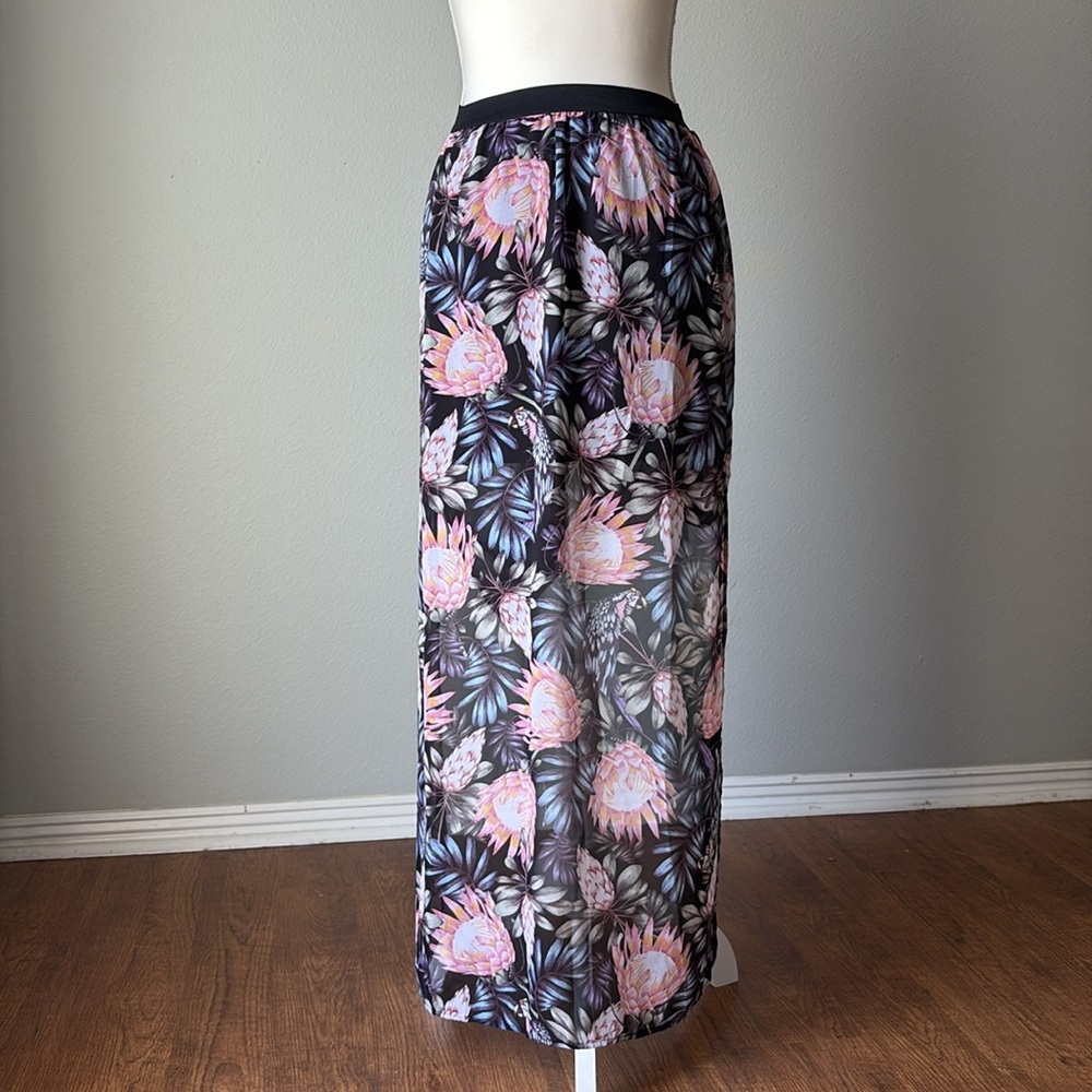 Divided | Sheer Chiffon Maxi Skirt
